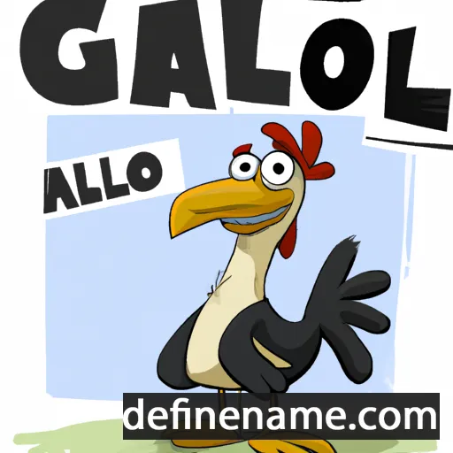 Gallo cartoon