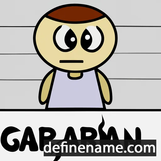 Garbán cartoon