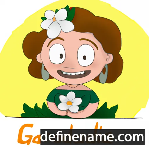 Gardenia cartoon