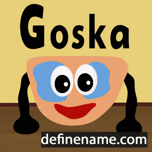 Gośka cartoon