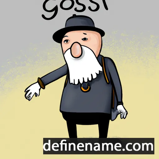 Goštāsp cartoon