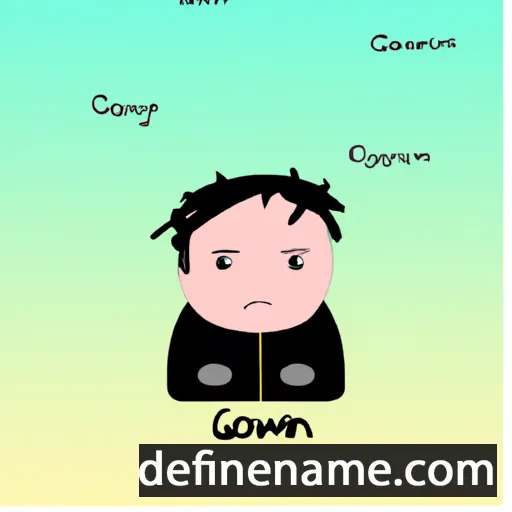 cartoon of the name Gowan