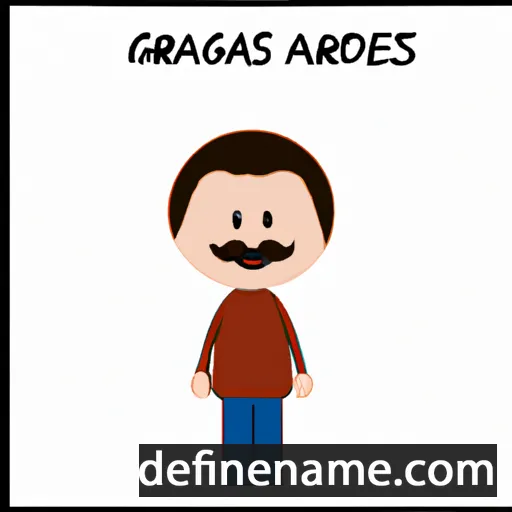 Gracijonas cartoon