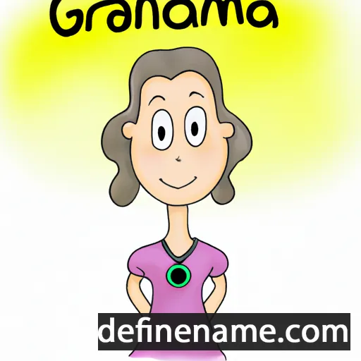 Gracjanna cartoon