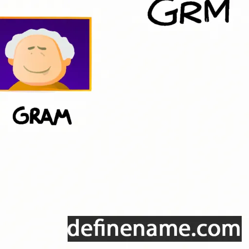 Gram cartoon