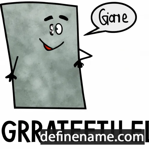 Granite cartoon