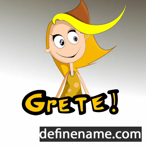 Gréti cartoon