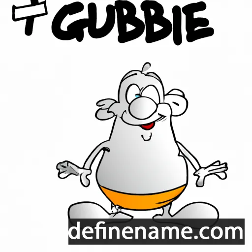 Gubbel cartoon