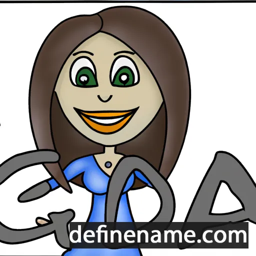 cartoon of the name Guida