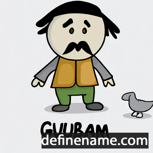 Gulbakhram cartoon