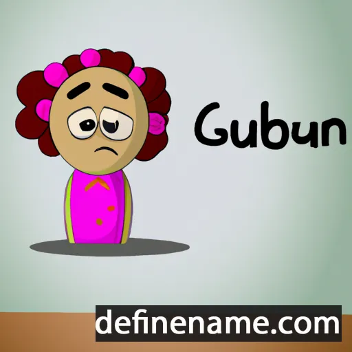 Gulbanu cartoon