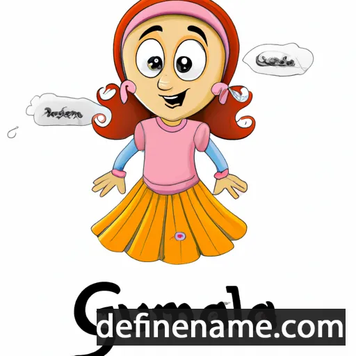 Guljamila cartoon