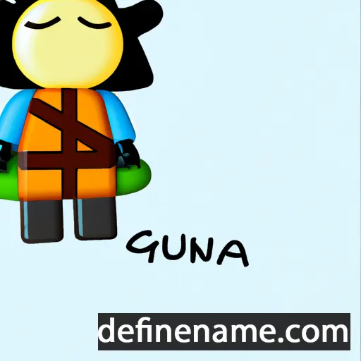 Gunná cartoon