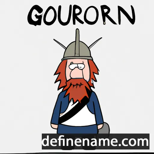 Gunnþór cartoon