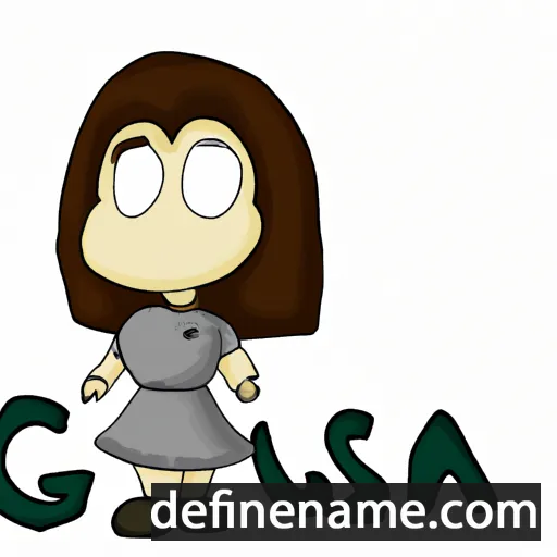 Gusia cartoon