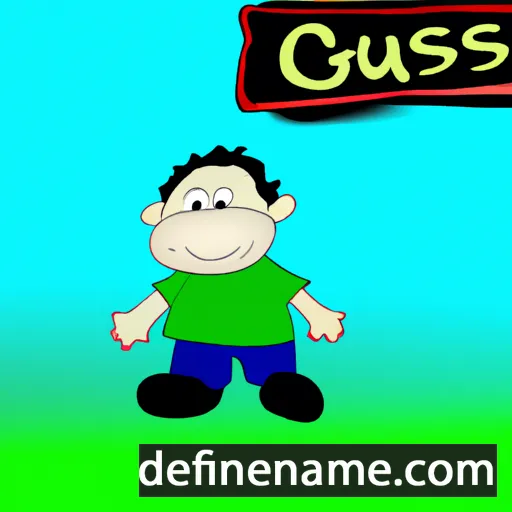 cartoon of the name Guss