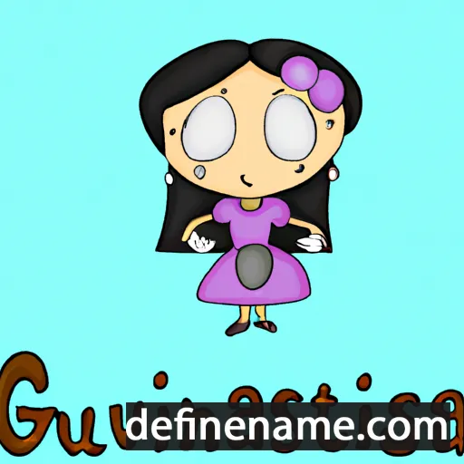 Gustavina cartoon