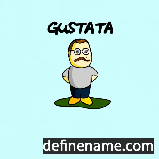 Gustawa cartoon