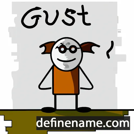 Gustu cartoon