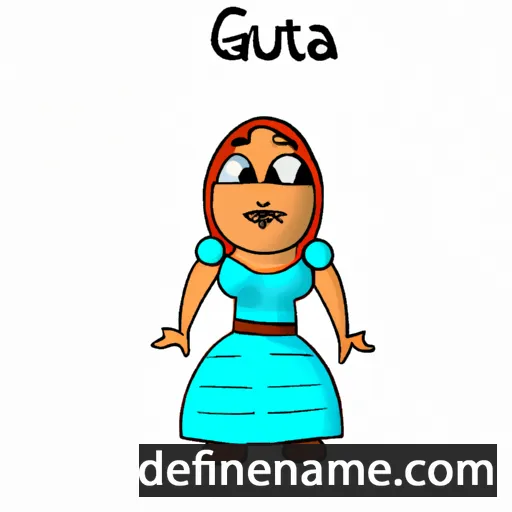 cartoon of the name Guta