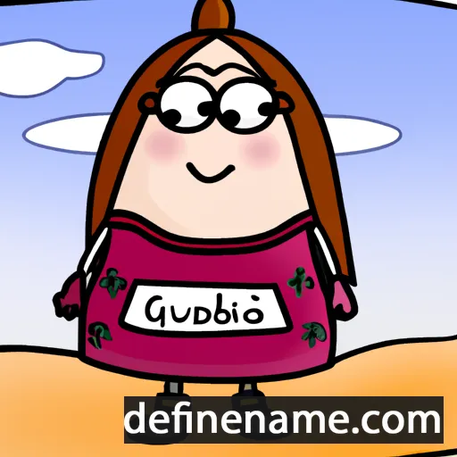 Guðbjörg cartoon