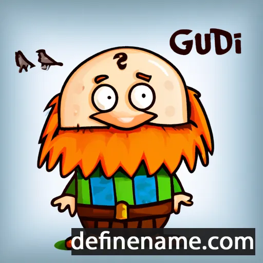 Guðdís cartoon