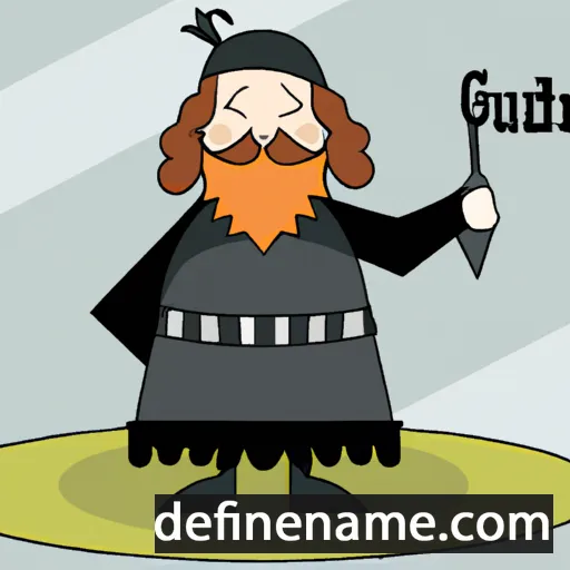 Guðniótr cartoon