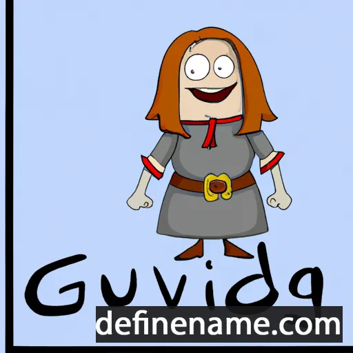 Guðveig cartoon