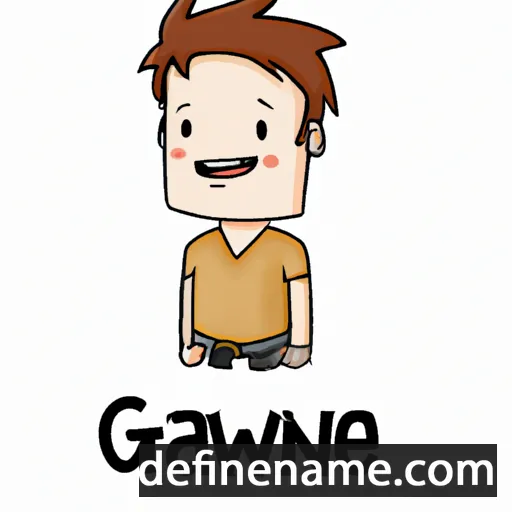 Gwaine cartoon