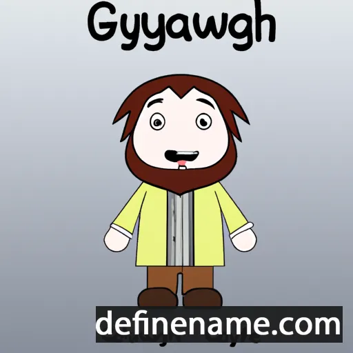 Gwalchgwyn cartoon