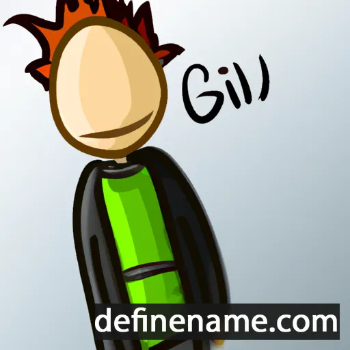 Gwili cartoon