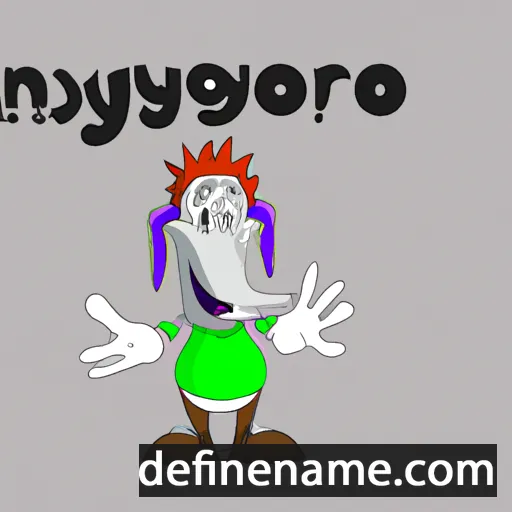 Gwynoro cartoon