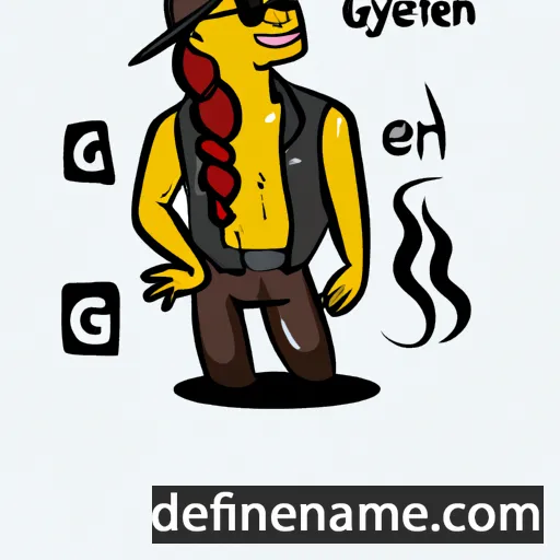 Gyeltshen cartoon