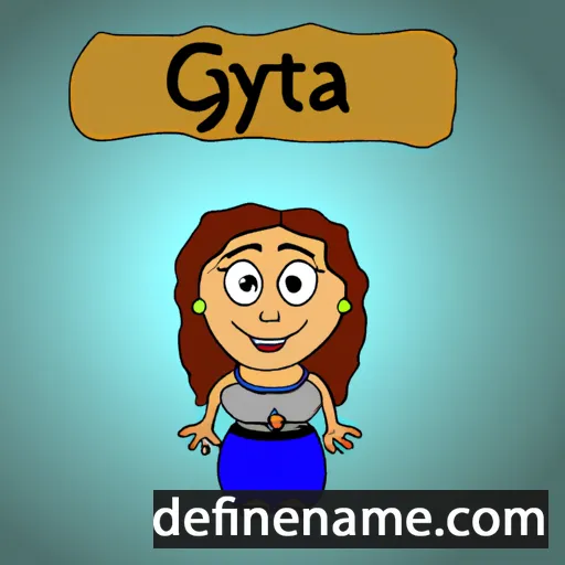 Gytta cartoon