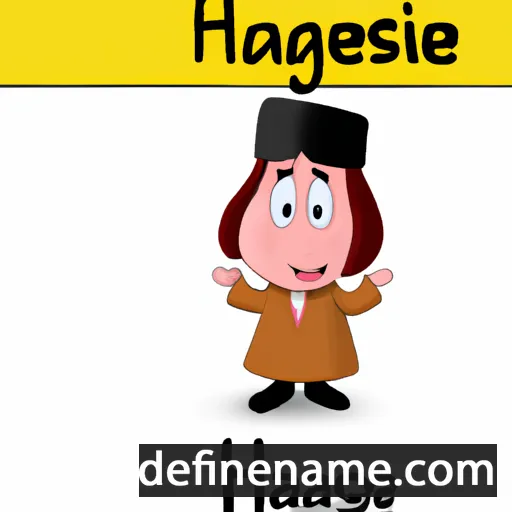 Haghne cartoon