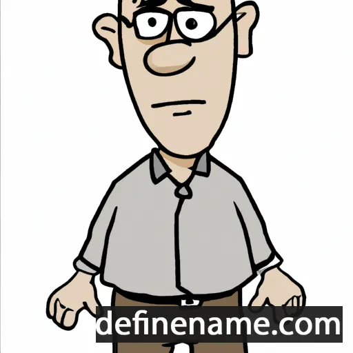 cartoon of the name Haim