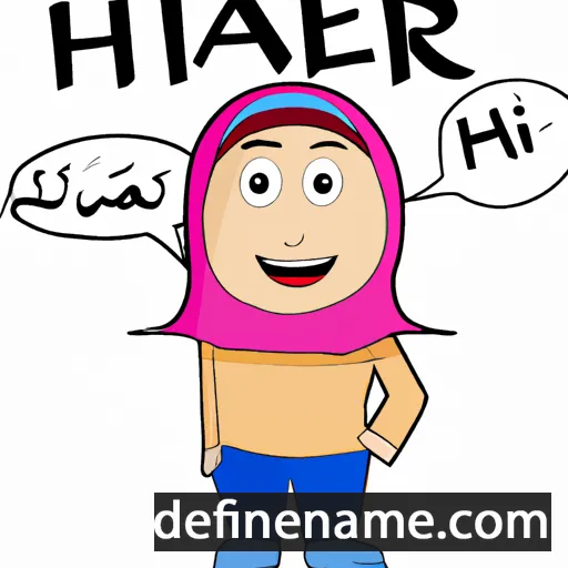 Hajer cartoon