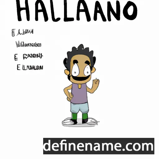 Halemano cartoon