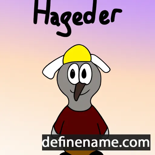 Hallgjerd cartoon