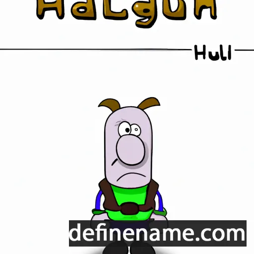 Hallgunn cartoon