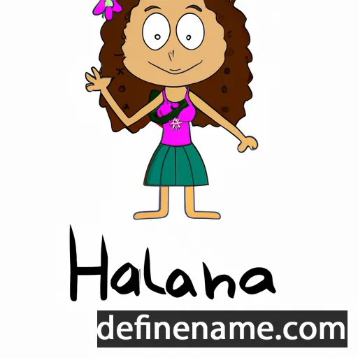 Halona cartoon