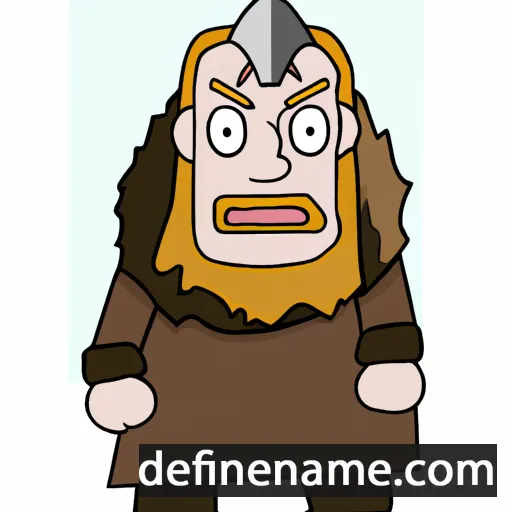 Halvarður cartoon