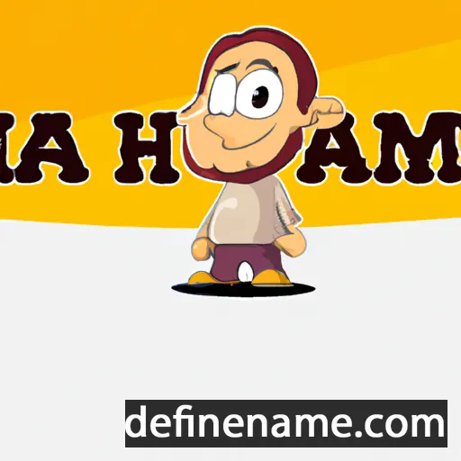 cartoon of the name Hamir