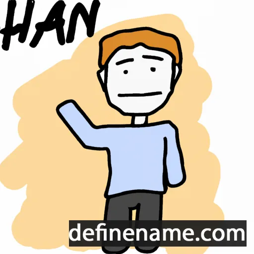 cartoon of the name Han