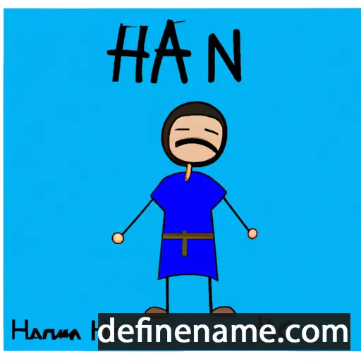 cartoon of the name Han