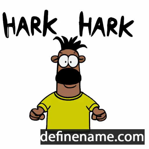 Hårek cartoon