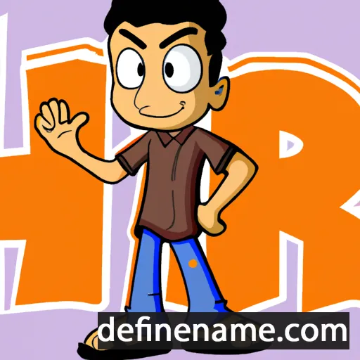 cartoon of the name Hari