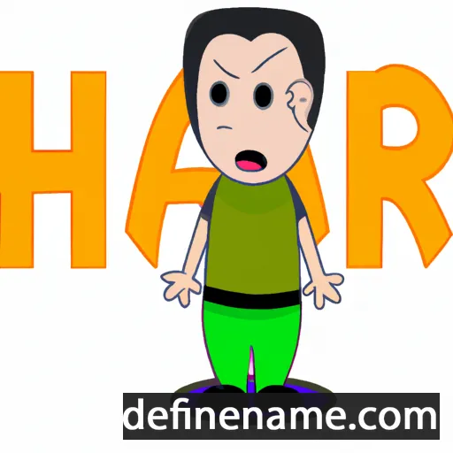 cartoon of the name Hari