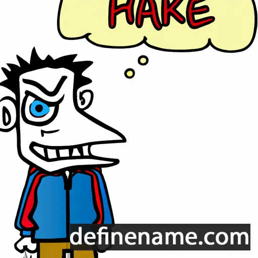 Harke cartoon