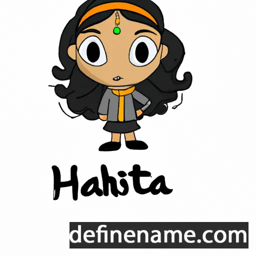 Harshita cartoon